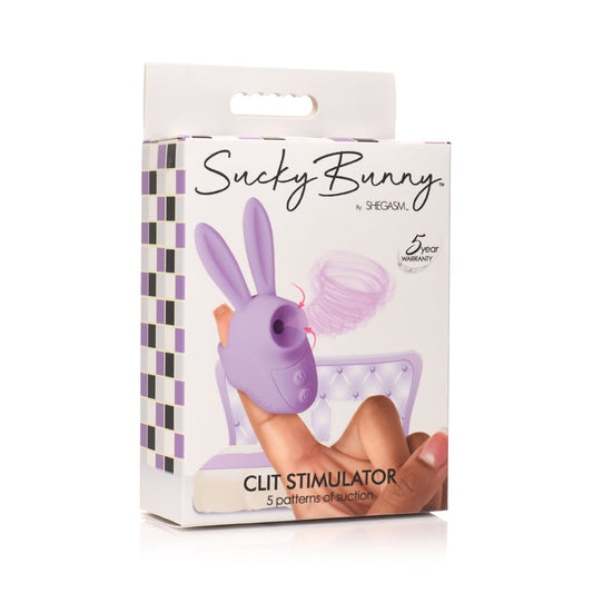 Shegasm Sucky Bunny Clit Stimulator Purple